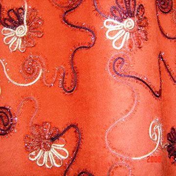 Embroidered Polyester Taffeta